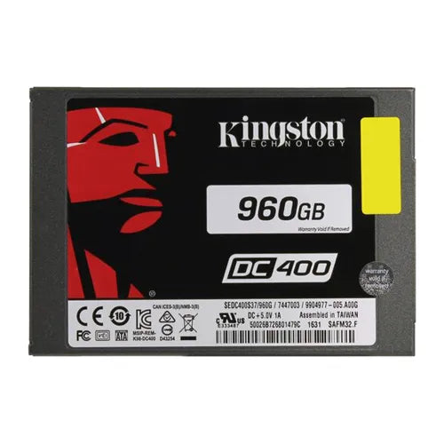SEDC400S37/960G Kingston SSDNow DC400 Series 960GB SATA 6Gb/s 2.5-Inch Solid State Drive