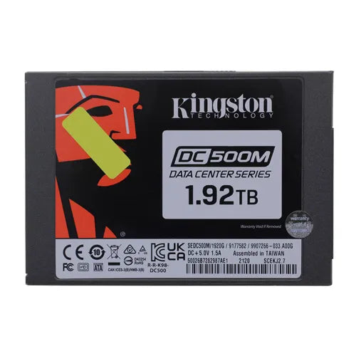 SEDC500M/1920G Kingston Data Center DC500M Series 1.92TB Triple-Level Cell SATA 6Gb/s 3D NAND Mixed Use (AES 256-bit Encryption) 2.5-Inch Enterprise Solid State Drive
