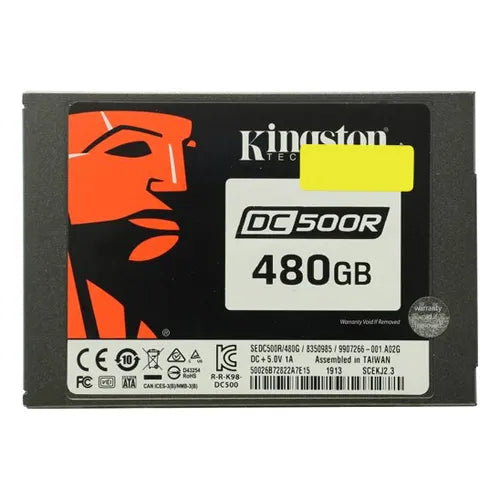 SEDC500R/480G Kingston Data Center DC500R Series 480GB Triple-Level Cell SATA 6Gb/s 3D NAND Read Centric (AES 256-bit Encryption) 2.5-Inch Enterprise Solid State Drive