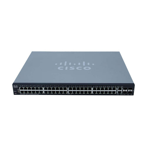 SF250-48HP-K9 Cisco Small Business 250 Series SF250-48HP 48 x Ports PoE+ 10/100Base-T + 2 x Ports RJ-45 + 2 x Ports Combo SFP + 2 x Ports SFP Layer 2 Managed 1U Rack-mountable Fast Ethernet Network Switch