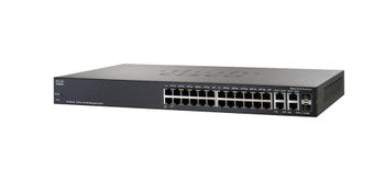 Cisco - SF300-24MP - SF300 24-Ports 10/100 PoE Gigabit Uplink Managed Switch