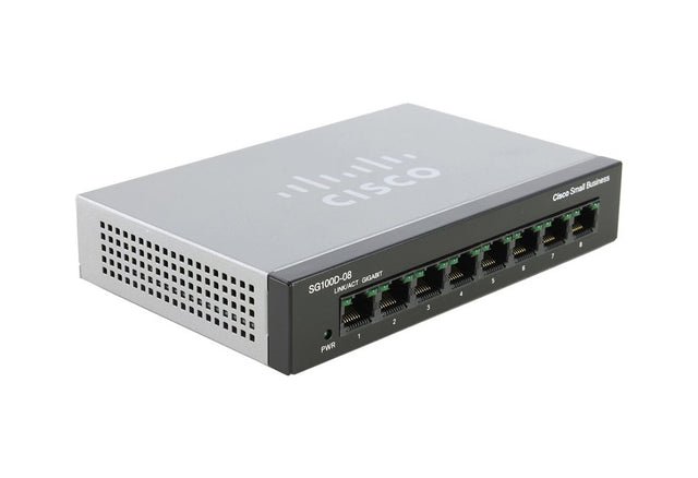 SG100D-08 - Cisco Small Business 100 8-Ports RJ-45 Unmanaged Switch
