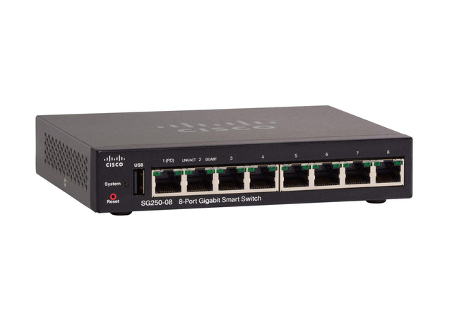 SG250-08-K9-NA - Cisco Small Business 250 Series 8-Ports GE Switch