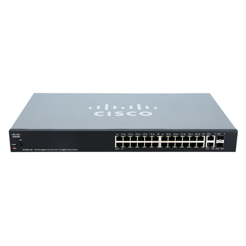 SG250X-24P-K9-NA Cisco Small Business SG250X-24P POE 24 x Ports 1000Base-X 4 x Uplink Ports Layer 2 Managed Gigabit Ethernet Switch