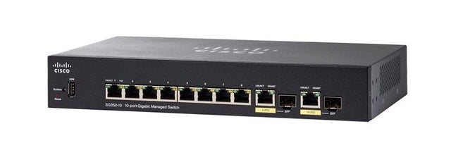SG350-10MP-K9-NA-RF - Cisco Small Business 350 10-Ports PoE+ Switch