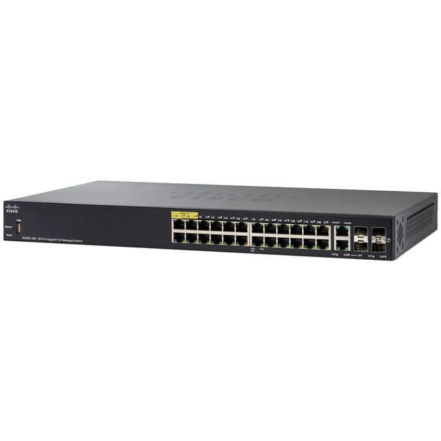 SG350-28MP-K9 - Cisco Small Business 350 Series 28-Ports PoE+ Switch