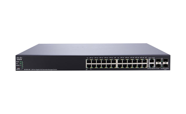 SG500-28P-K9-G5-RF - Cisco Small Business 500 24-Ports PoE+ GE Switch