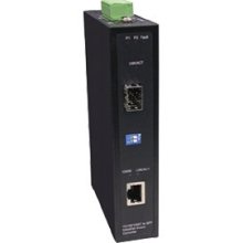 SISTG1040-111-LRT Transition Industrial Stand-Alone Media Converter Extended Operating Temperature Media Converter RJ-45 / SFP (mini-GBIC) External