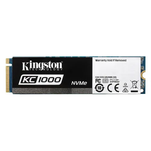 SKC1000/960G Kingston KC1000 Series 960GB Multi-Level Cell PCI Express 3.0 x4 NVMe M.2 2280 Solid State Drive