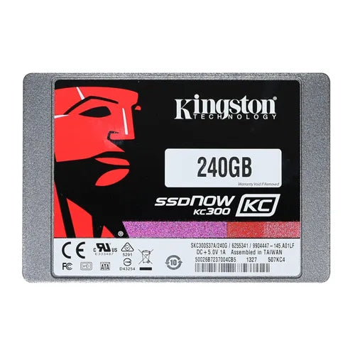 SKC300S37A/240G Kingston SSDNow KC300 Series 240GB SATA 6Gb/s (AES 256-bit Encryption) 2.5-Inch Solid State Drive
