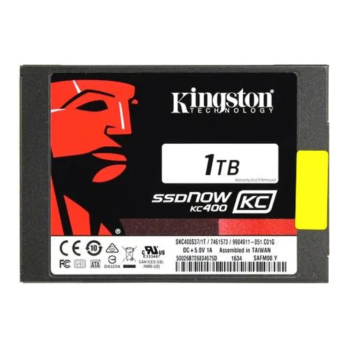 SKC400S37/1T Kingston SSDNow KC400 Series 1TB SATA 6Gb/s 2.5-Inch Solid State Drive