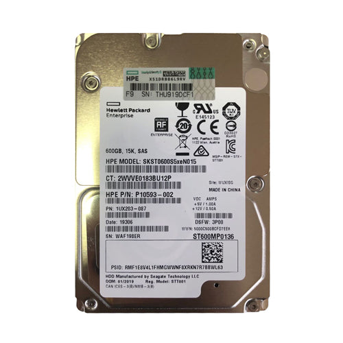 SKST0600S5XEN015 HP 3Par StoreServ M6710 600GB 15000RPM SAS 6Gb/s 2.5-Inch Hard Drive