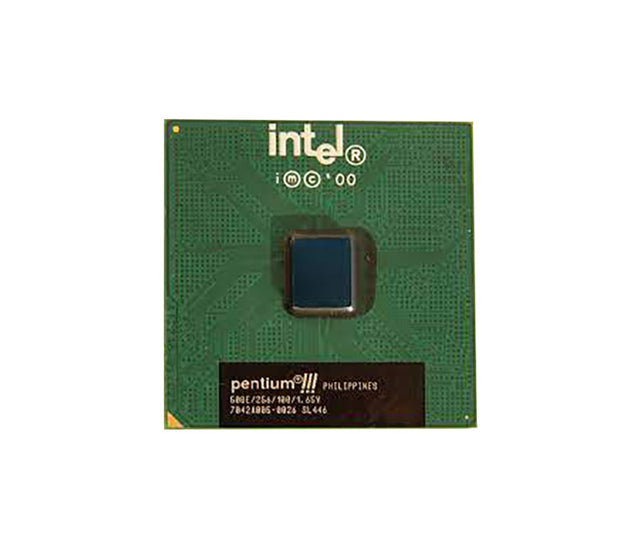 SL446 - Intel Pentium III 500MHz 100MHz FSB 256KB L2 Cache Socket PPGA370 Processor