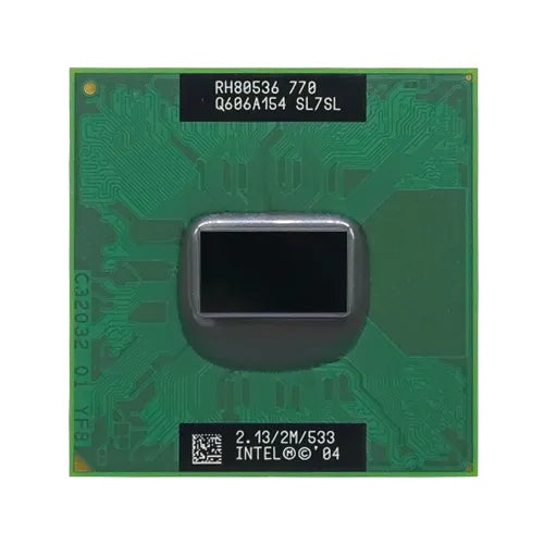 SL7SL Intel Pentium M 770 Single-Core 2.13GHz 533MHz FSB 2MB L2 Cache Socket PGA478 Notebook Processor