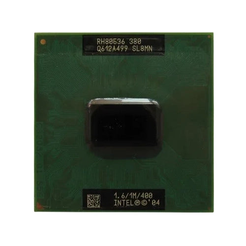 SL8MN Intel Celeron M 380 Single-Core 1.60GHz 400MHz FSB 1MB L2 Cache Socket PGA478 Notebook Processor