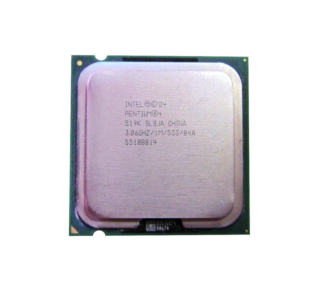 SL8PN - Intel Pentium 4 519K 3.06GHz 533MHz FSB 1MB L2 Cache Socket 775 Processor