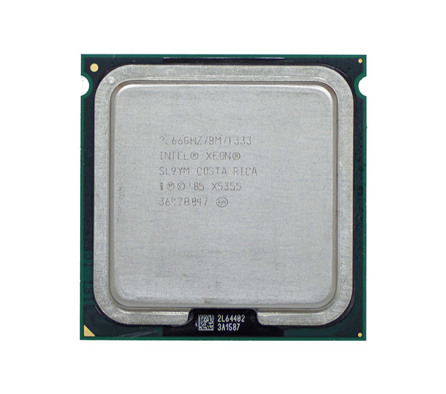 SL9YM - Intel Xeon X5355 Quad Core 2.66GHz 8MB L2 Cache 1333MHz FSB Socket LGA-771 65NM 120Watts Processor