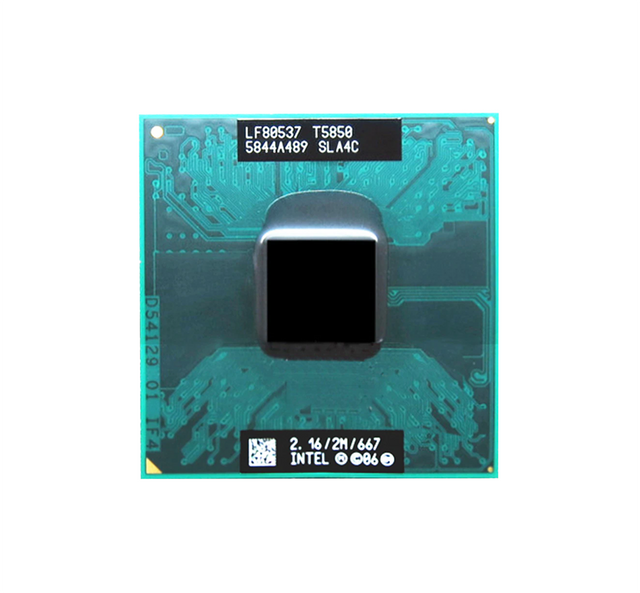 SLA4C - Intel Core 2 Duo T5850 2.16GHz 667MHz FSB 2MB L2 Cache Socket PGA478 Notebook Processor