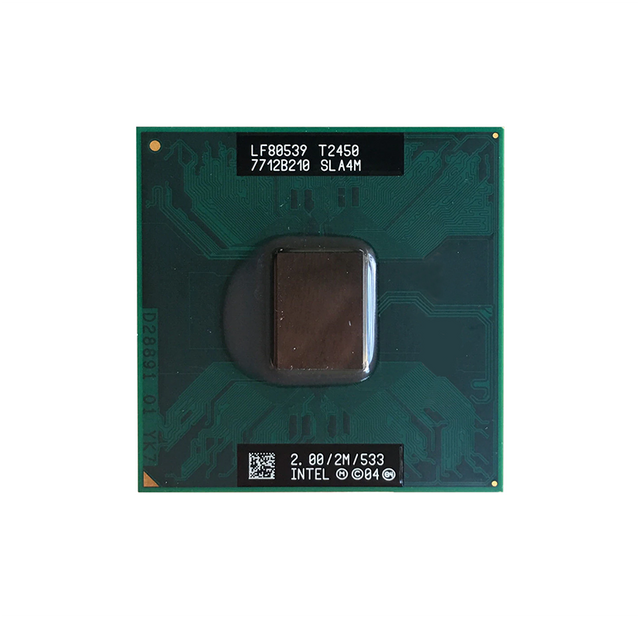 SLA4M - Intel Core Duo T2450 Dual Core 2.00GHz 533MHz FSB 2MB L2 Cache Socket PPGA478 Processor