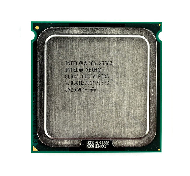 SLBC3 - Intel Xeon X3363 Quad Core 2.83GHz 12MB L2 Cache 1333MHz Socket 771 (LGA771) 80W Processor