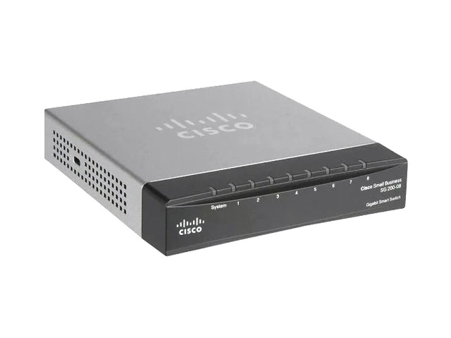 SLM2008T - Cisco Small Business SG200-08 8-Ports 1GBase-T Switch