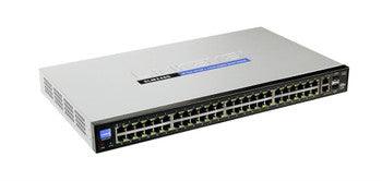 Cisco - SLM248G-AR - Linksys SLM248G Gigabit Smart Switch 50 Ports Manageable 48 x RJ-45 2 x Expansion Slots 10/100/1000Base-T 10/100Base-TX (Refurbished