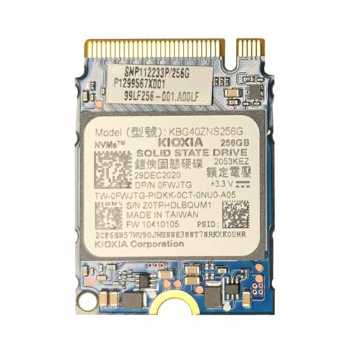 SNP112233P/256G Dell 256GB PCI Express 3.0 x4 NVMe M.2 2230 Solid State Drive for Desktop and Notebooks
