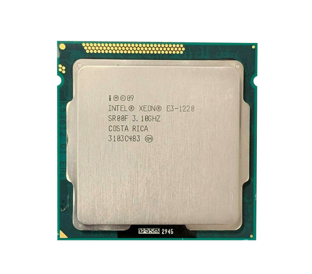 SR00F - Intel Xeon Quad Core E3-1220 3.1GHz 8MB SMART Cache 5.0GT/s DMI Socket LGA-1155 32NM 80W Processor