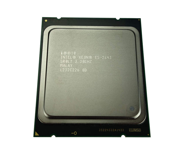 SR0L7 - Intel Xeon Quad Core E5-2643 3.3GHz 10MB L3 Cache 8GT/s QPI Socket FCLGA-2011 32NM 130W Processor