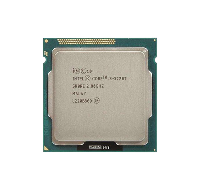 SR0RE - Intel Core i3-3220T Dual Core 2.80GHz 5.00GT/s DMI 3MB L3 Cache Socket FCLGA1155 Desktop Processor