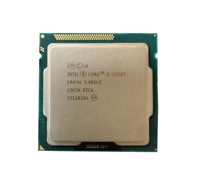 SR0YW - Intel Core i3-3250T Dual Core 3.00GHz 5.00GT/s DMI 3MB L3 Cache Socket LGA1155 Desktop Processor