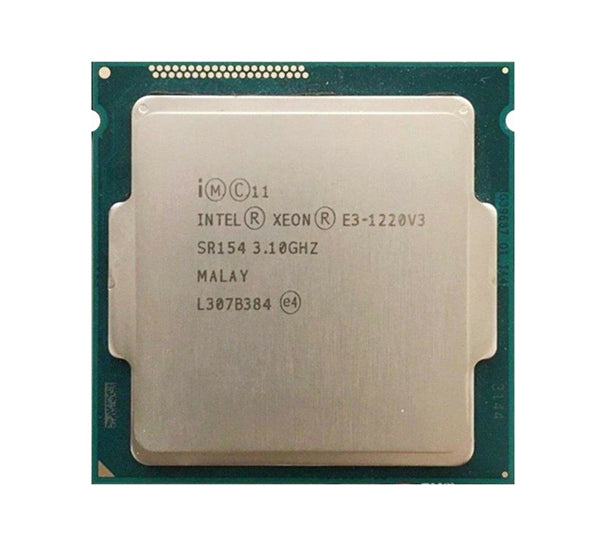 SR154 - Intel Xeon Quad Core E3-1220V3 3.1GHz 8MB L3 Cache Socket FCLGA-1150 22NM 80W Processor