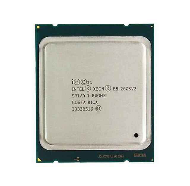 SR1AY - Intel Xeon Quad Core E5-2603V2 1.80GHz 10MB L3 Cache 6.4GT/s QPI Speed Socket LGA2011 22NM 80W Processor