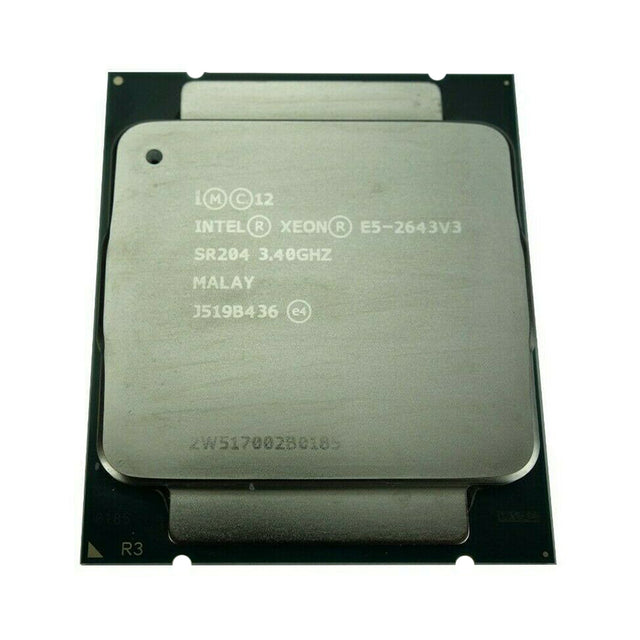 SR204 - Intel Xeon E5-2643V3 6 Core 3.4GHz 20MB L3 Cache 9.6GT/s QPI Speed Socket FCLGA2011-3 22NM 135W Processor