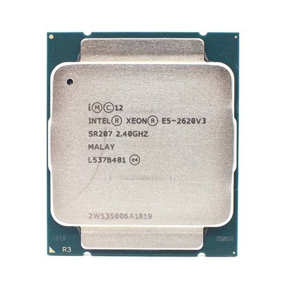 SR207 - Intel Xeon E5-2620 v3 6 Core 2.40GHz 8GT/s QPI 15MB L3 Cache Socket LGA2011 Processor (Tray part)