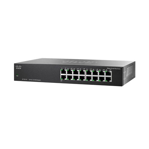 SR216T-AU Cisco SF100-16 16 x Ports 10/100Base-TX Ethernet Network Switch