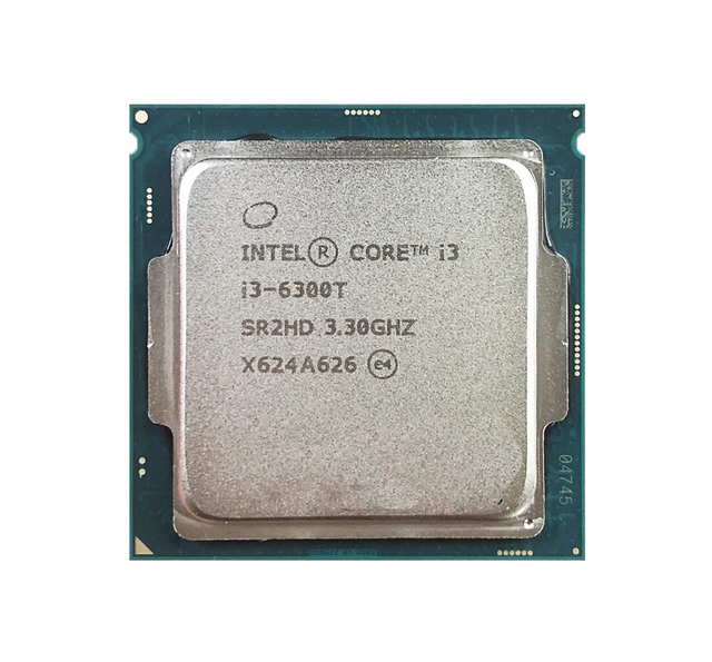 SR2HD - Intel Core i3-6300T Dual Core 3.30GHz 8.00GT/s DMI3 4MB L3 Cache Socket FCLGA1151 Desktop Processor
