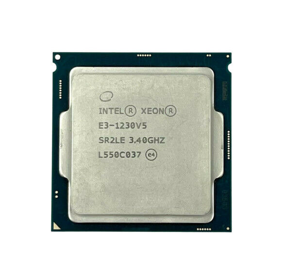SR2LE - Intel Xeon E3-1230 v5 Quad Core 3.40GHz 8.00GT/s DMI3 8MB L3 Cache Socket FCLGA1151 Processor