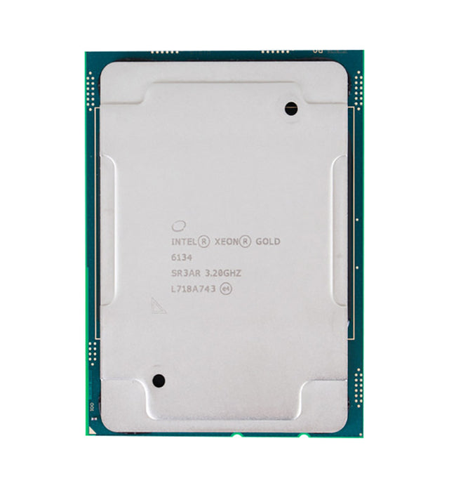 SR3AR - Intel Xeon Gold 6134 8-Core 3.20GHz 3 UPI 24.75MB L3 Cache Socket FCLGA3647 Processor