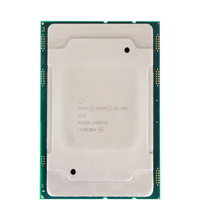 SR3GN - Intel Xeon Silver 4112 4-Core 2.60GHz 2 UPI 8.25MB L3 Cache Socket FCLGA3647 Processor