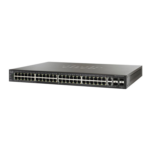 SRW248G4-K9-NA-RF Cisco Small Business 300 Series SF300-48 48 x Ports 10/100Base-TX + 2 x GE RJ-45 Ports + 2 x Combo SFP mini-GBIC Ports Layer 3 Managed 1U Rack-Mountable Gigabit Ethernet Netwok Switch