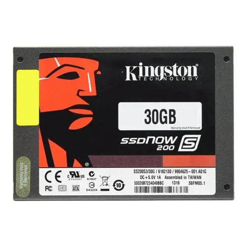 SS200S3/30G Kingston SSDNow S200 Series 30GB SATA 6Gb/s 2.5-Inch Solid State Drive