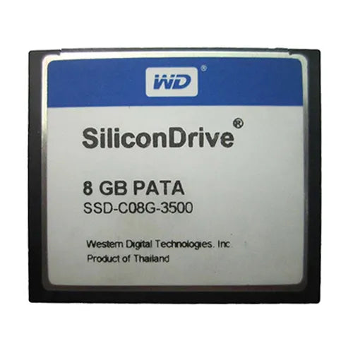 SSD-C08G-3500 Western Digital Silicon 8GB IDE/ATA CompactFlash Type 1 Solid State Drive