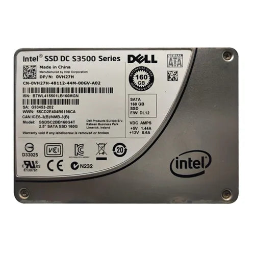 SSDSC2BB160G4T Intel DC S3500 160GB Multi-Level Cell SATA 6Gb/s 2.5-Inch Solid State Drive