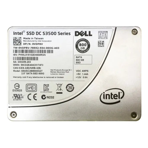 SSDSC2BB800G4T Intel DC S3500 800GB Multi-Level Cell SATA 6Gb/s 2.5-Inch Solid State Drive