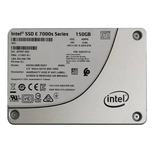 SSDSC2BR150G7XA Intel E 7000s 150GB Multi-Level-Cell SATA 6Gb/s 2.5-Inch Solid State Drive