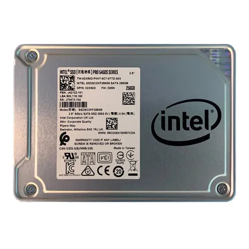 SSDSC2KF256G8 Intel Pro 5450s 256GB Triple-Level-Cell SATA 6Gb/s 3D 2.5-Inch Solid State Drive