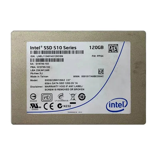 SSDSC2MH120A2 Intel 510 120GB Multi-Level Cell SATA 6Gb/s NAND Flash 2.5-Inch Solid State Drive