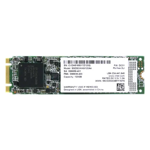 SSDSCKHW120A401 Intel 530 240GB Multi-Level-Cell SATA 6Gb/s NAND Flash mSATA Solid State Drive