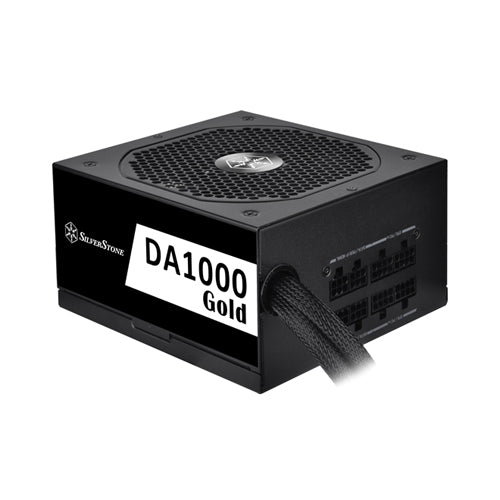 SST-DA1000-GH Silver Stone DA1000 Gold 1000-Watts 100-240V AC 15A 50-60Hz Semi-Modular ATX Power Supply